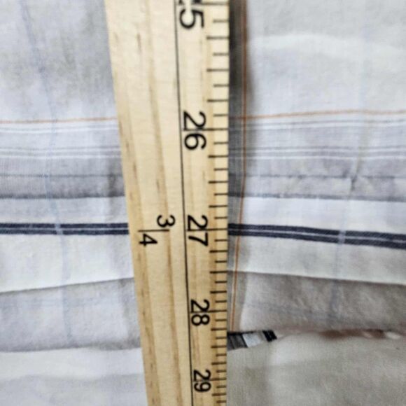 Various Artists Short Sleeve Plaid Shirt Pearl Snap - Medium - Picture 8 of 11